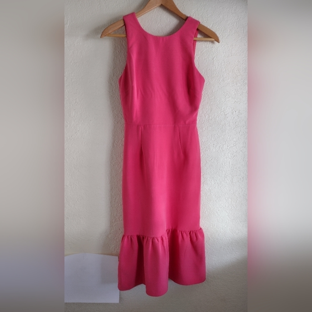 ASOS Ruffle Hem Midi Dress - Picture 2 of 8
